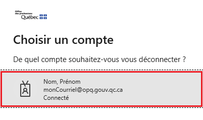 Déconnecter